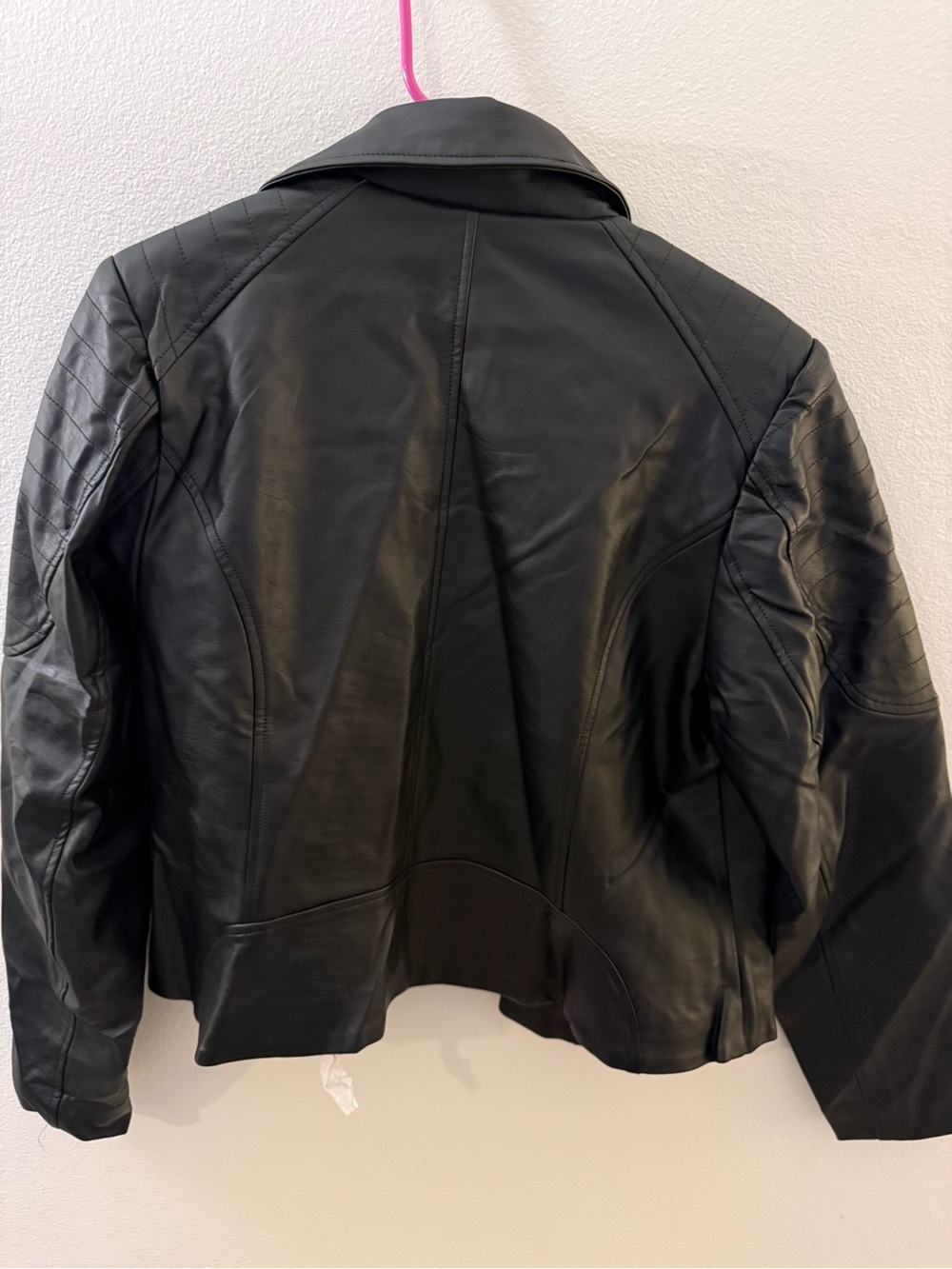 City Chic Black Faux Leather Moto Jacket